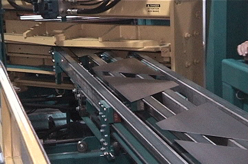 The Pivot Slear will produce triangles, trapezoids, parallelograms and square or rectangular blanks direct from coil stock with an absolute minimum of scrap.